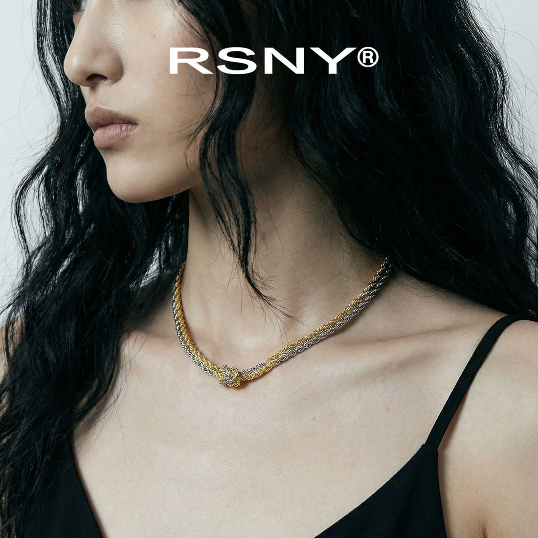 RSNY Twisted Two-Tone Necklace - main product photo