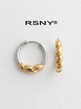 RSNY Knot Contrast Earrings - main product photo
