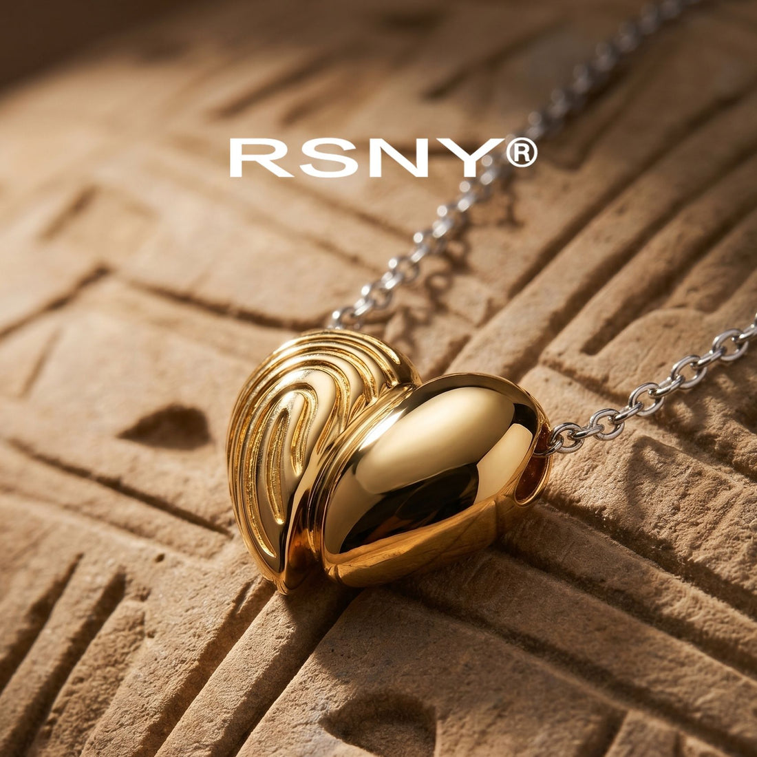 RSNY Heart Fingerprint Necklace - main product photo