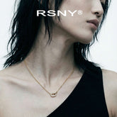 RSNY Geometric Ring Buckle Necklace - main product photo
