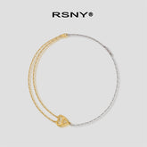 RSNY Heart Two-Tone Necklace - main product photo