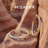 RSNY Minimalist Roman Earrings - main product photo