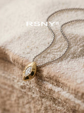 RSNY Two-Tone Geometric Necklace - main product photo