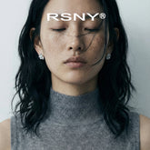 RSNY Pleated Silver Earrings - main product photo