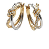 RSNY Sweet Twisted Two-Tone Earrings - main product photo