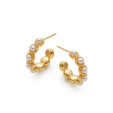 RSNY Abstract Pearl Earrings - R2243B