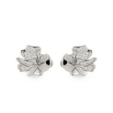 RSNY Abstract Peony Flower Earrings - R2235A