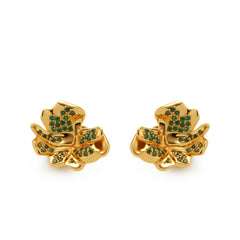 RSNY Abstract Peony Flower Earrings - R2235B