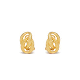 RSNY chain shaped earrings - R2071B