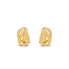 RSNY chain shaped earrings - R2071B