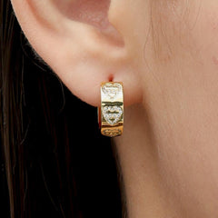 RSNY City heart city love earrings - R1817B