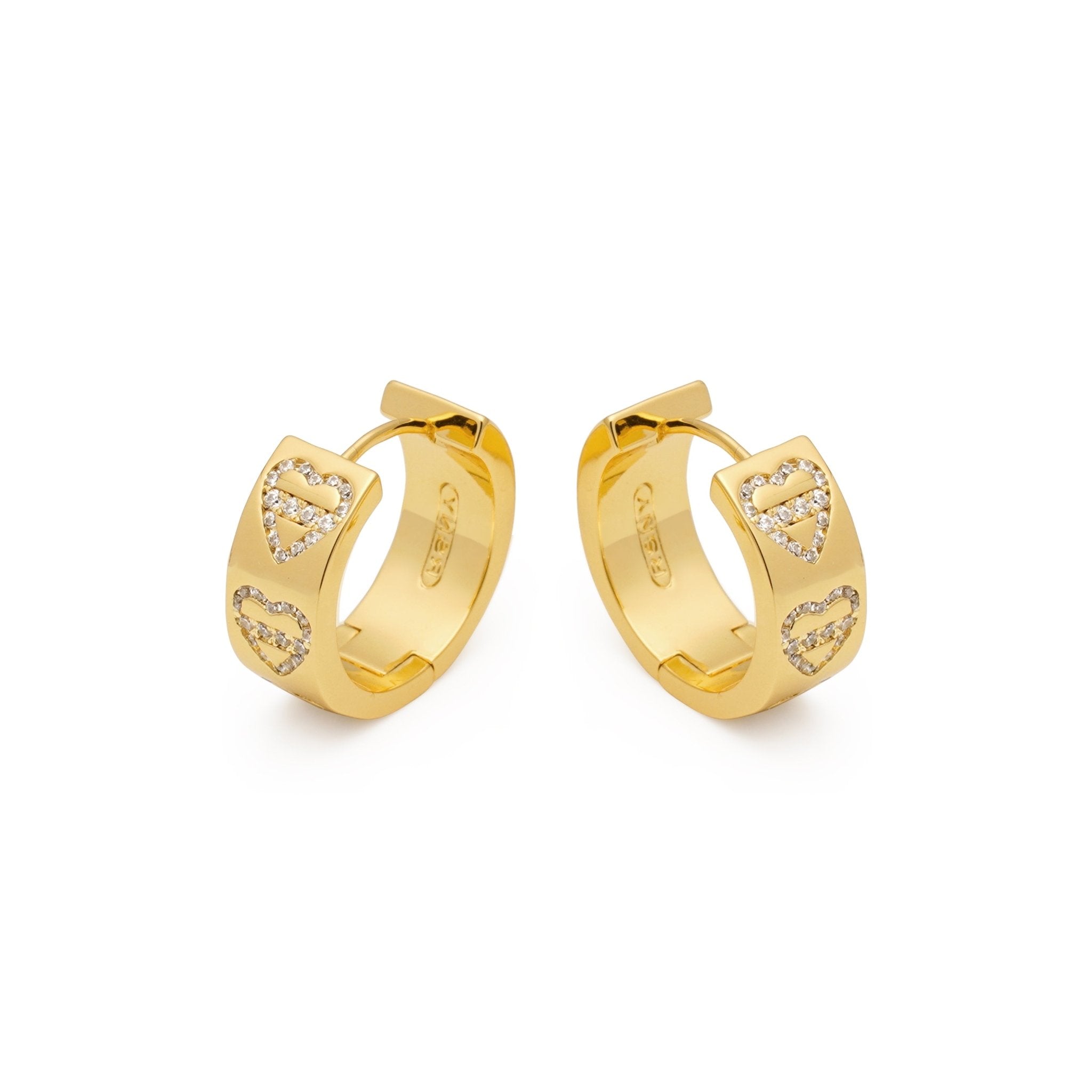 RSNY City heart city love earrings - R1817B