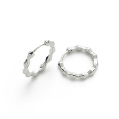 RSNY diamond cut earrings - R2171A