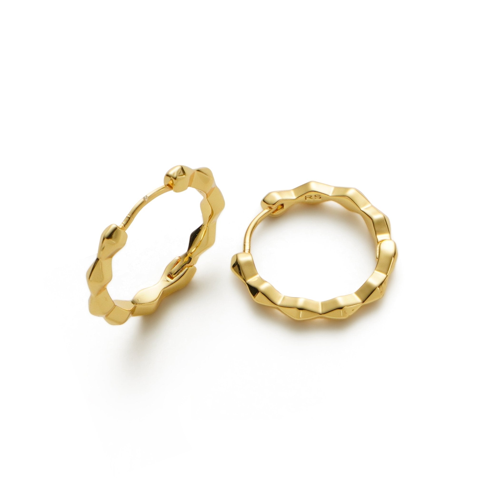 RSNY diamond cut earrings - R2171B