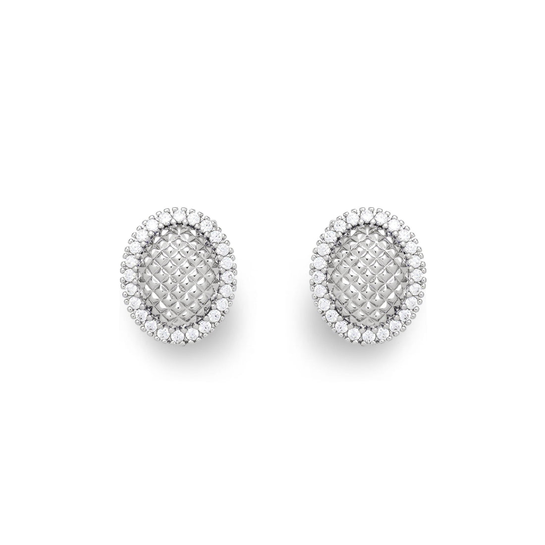 RSNY Diamond Egg Earrings - R2042A