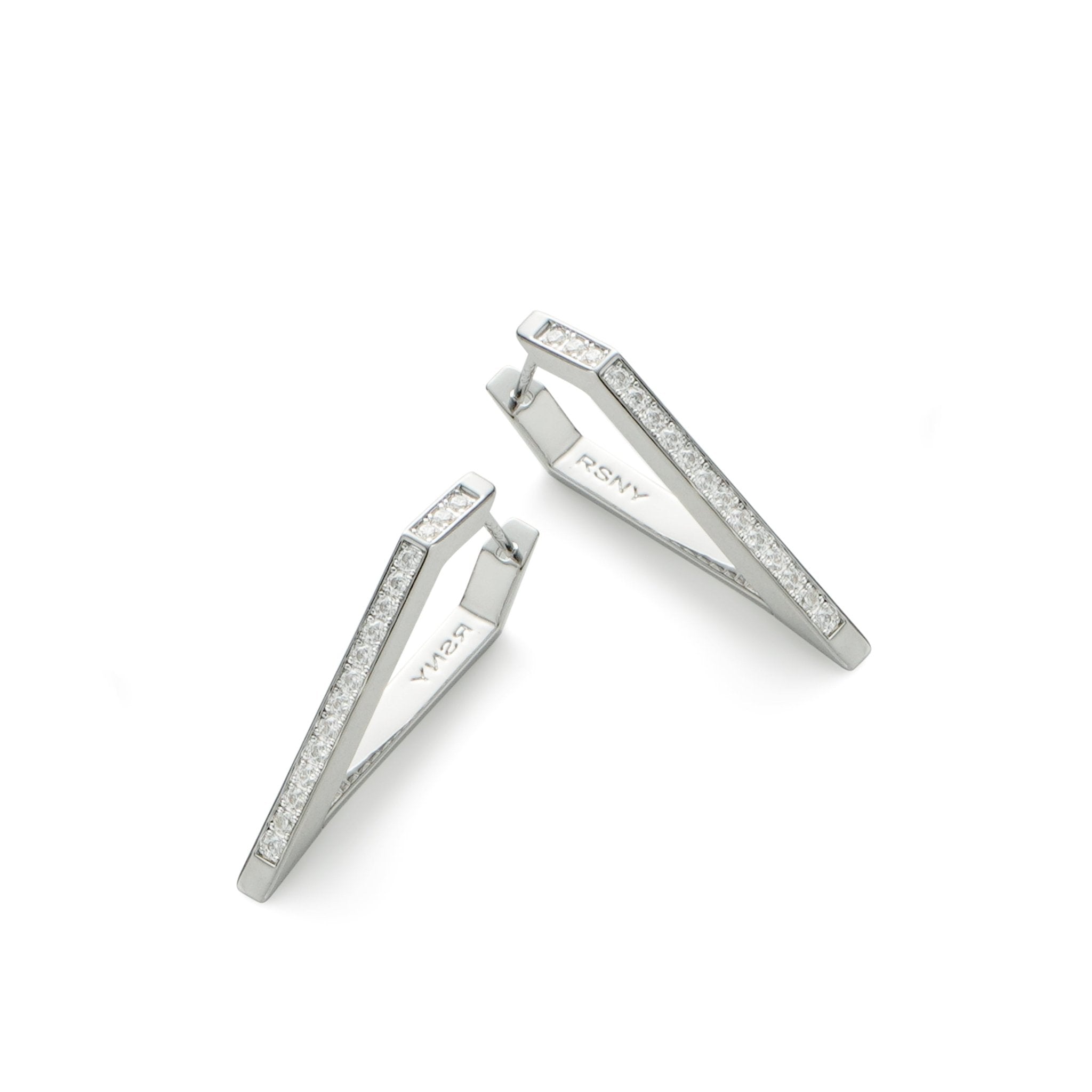 RSNY Diamond Line Earrings - R2146A
