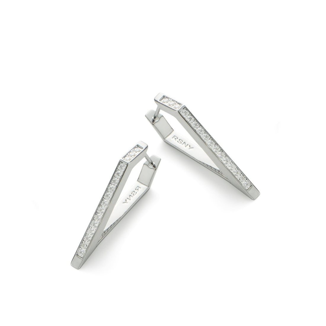 RSNY Diamond Line Earrings - R2146A