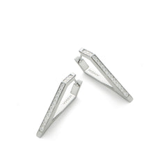 RSNY Diamond Line Earrings - R2146A