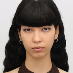 RSNY diamond pattern chain earrings - R2082A