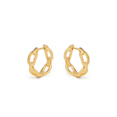 RSNY diamond pattern chain earrings - R2082B