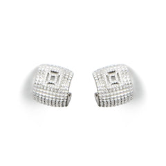 RSNY diamond pattern earrings - R2023A