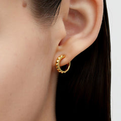 RSNY diamond pattern earrings - R2024B