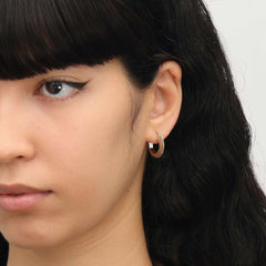 RSNY diamond pattern earrings - R2107A