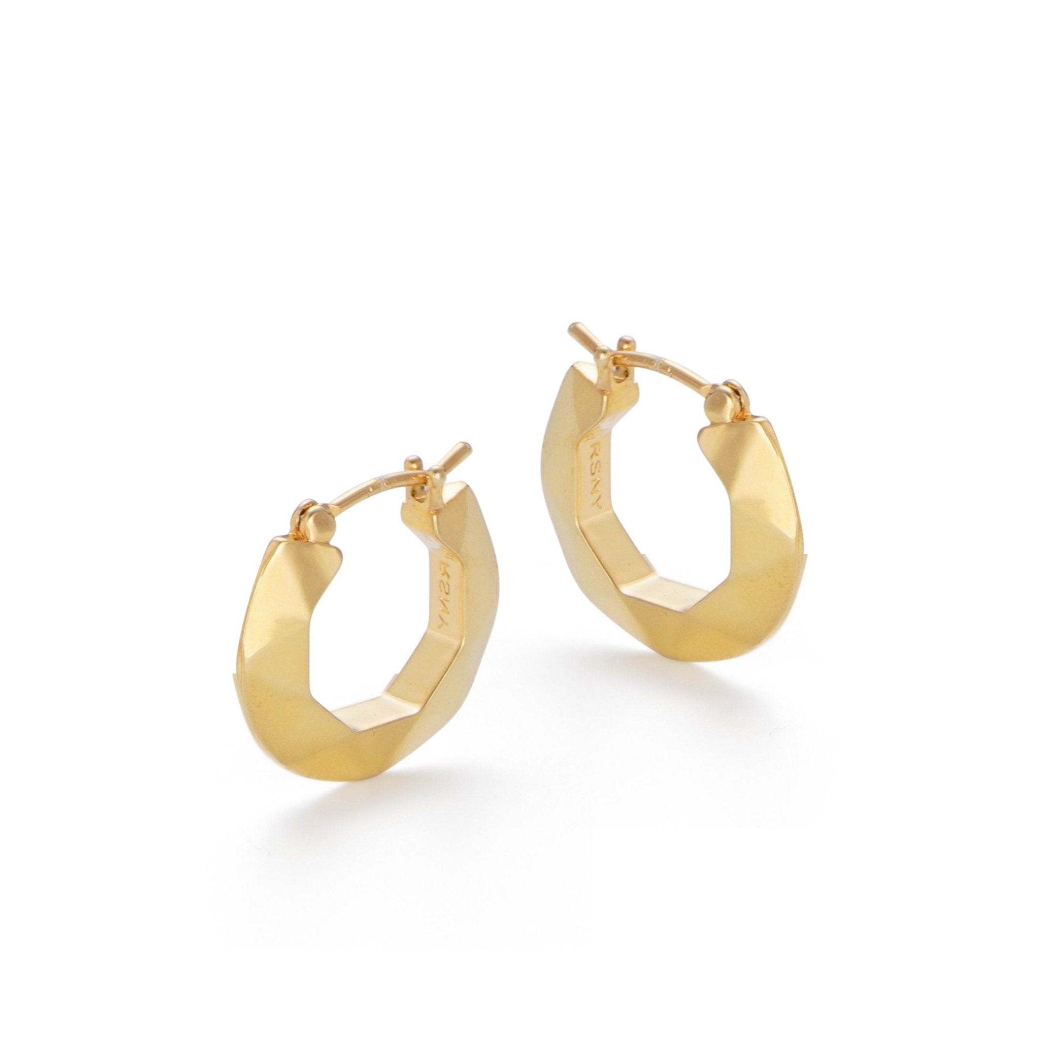 RSNY diamond pattern earrings - R2107B