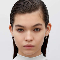 RSNY diamond pattern earrings - R2109A