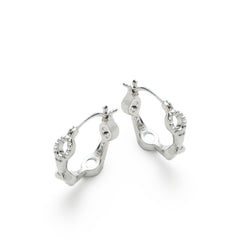 RSNY diamond pattern earrings - R2109A