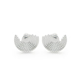 RSNY diamond pattern retro stud earrings - R2162A