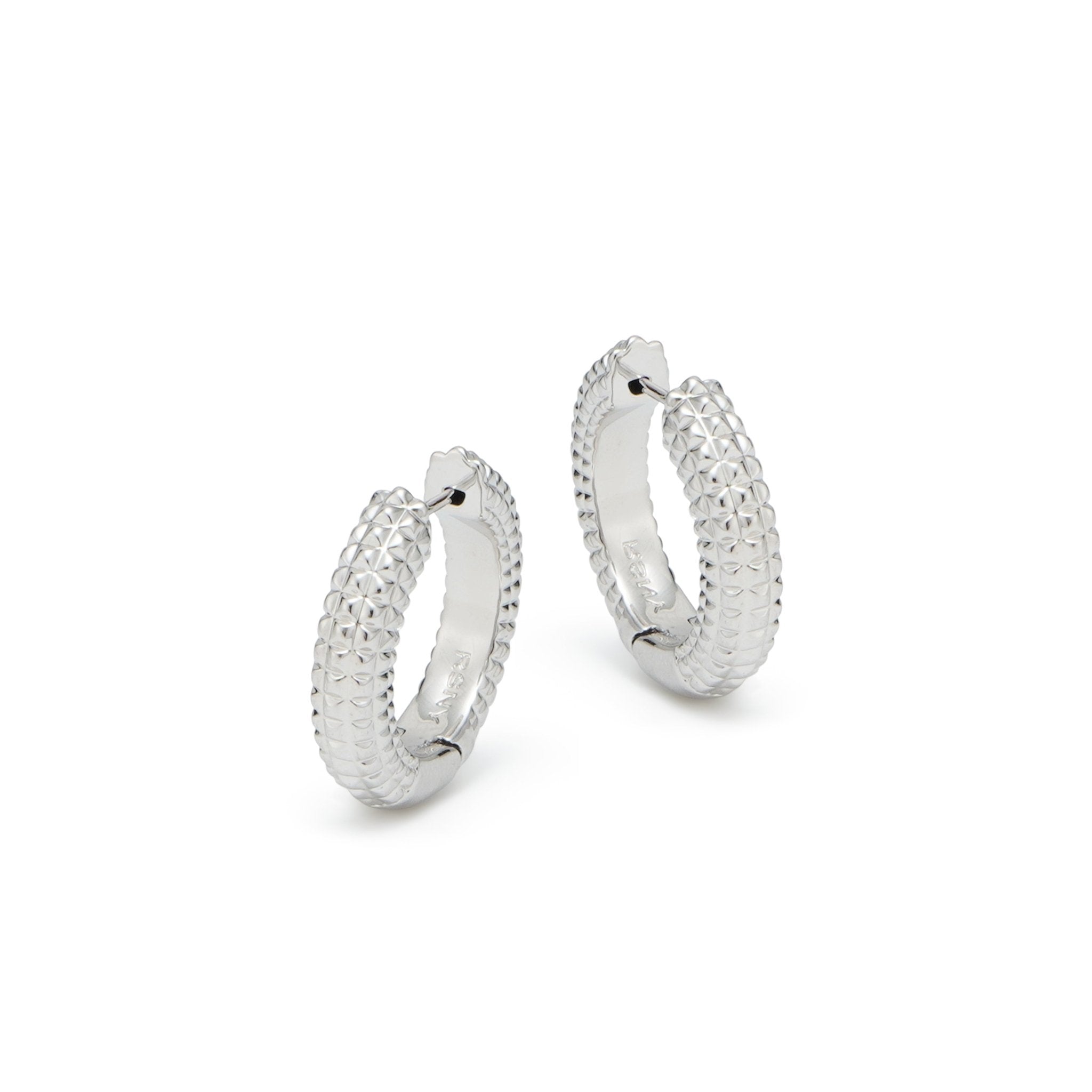 RSNY Diamond Textured Earrings - R2020A