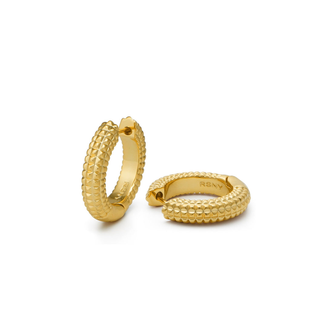 RSNY Diamond Textured Earrings - R2020B