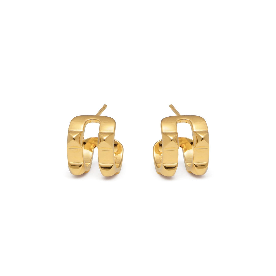 RSNY Diamond Textured Earrings - R2077B