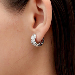 RSNY Diamond Textured Earrings - R2140A