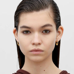 RSNY Diamond Textured Earrings - R2141B