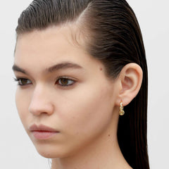 RSNY Diamond Textured Earrings - R2141B