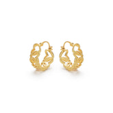 RSNY Diamond Textured Love Earrings - R2066B
