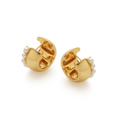 RSNY double pearl earrings - R2170B
