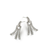 RSNY fringed stud earrings - R2135A