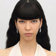 RSNY fringed stud earrings - R2135A