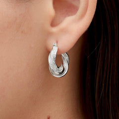 RSNY geometric abstract earrings - R2187A