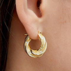 RSNY geometric abstract earrings - R2187B