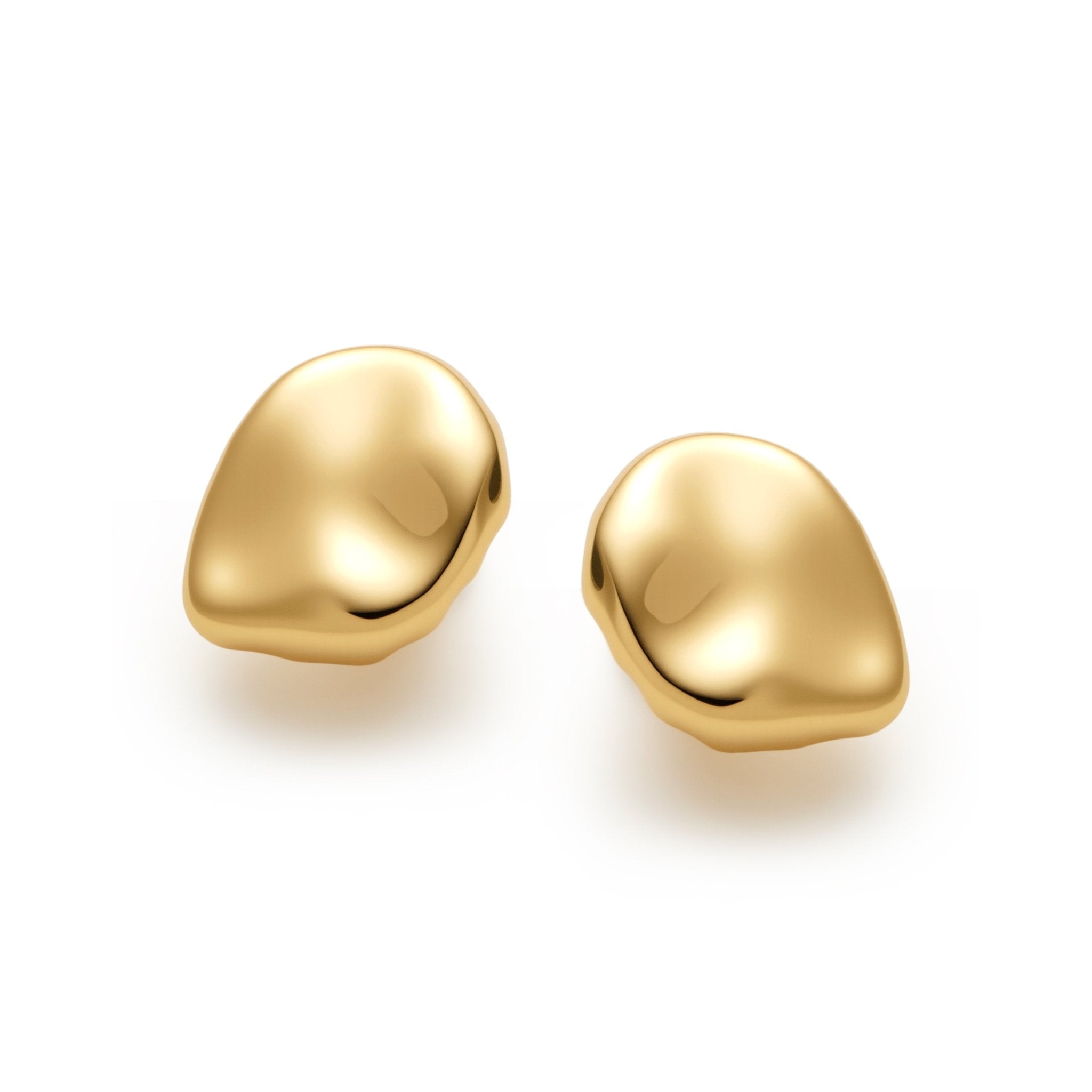 RSNY Geometric Bean Earrings - R2237B