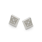 RSNY Geometric Crystal Diamond Earrings - R2216A