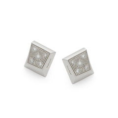 RSNY Geometric Crystal Diamond Earrings - R2216A