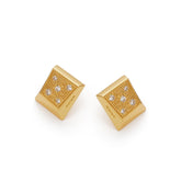 RSNY Geometric Crystal Diamond Earrings - R2216B