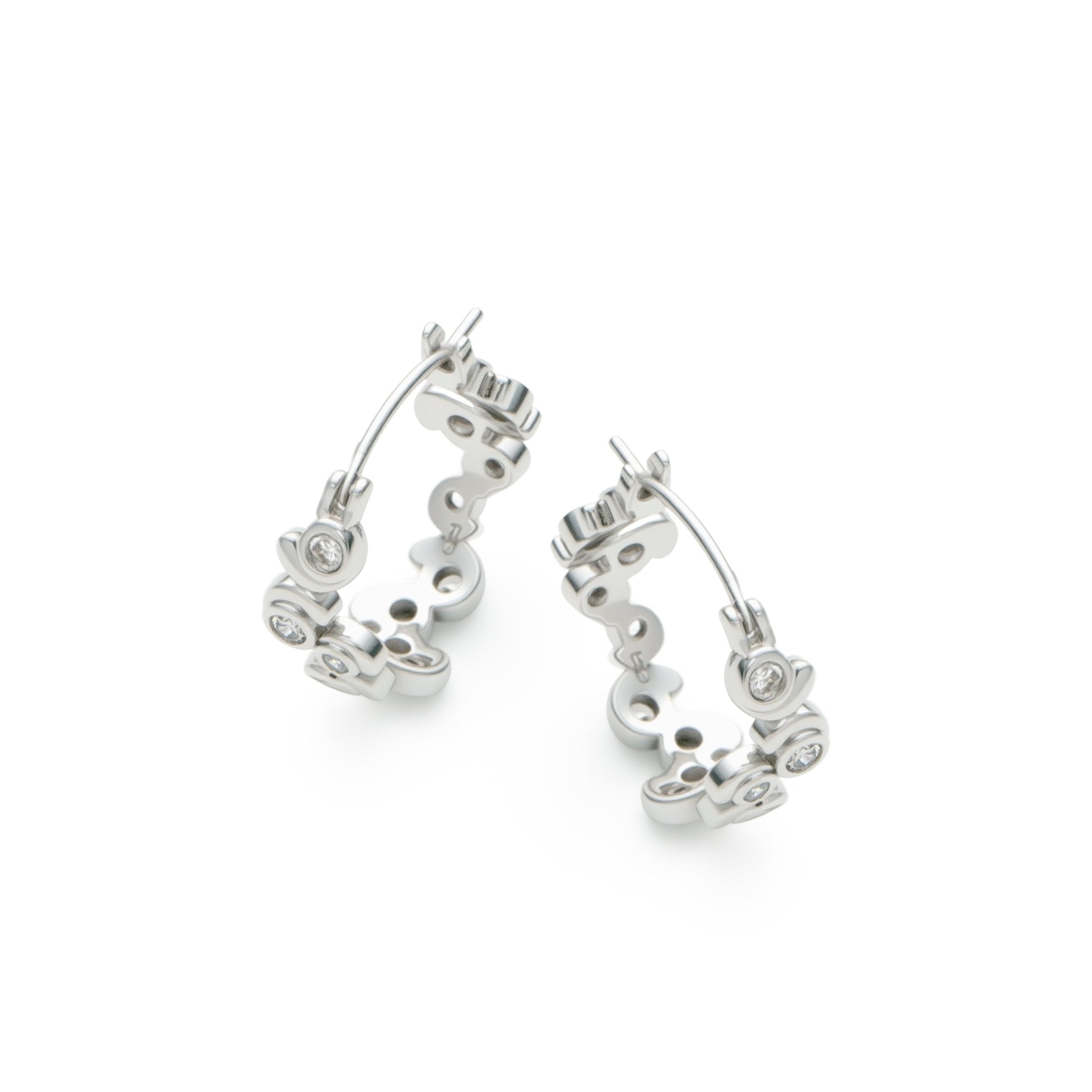 RSNY Geometric Crystal Diamond Earrings - R2240A