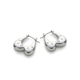 RSNY Geometric Heart Earrings - R2209A