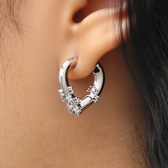 RSNY Geometric Heart Earrings - R2217A